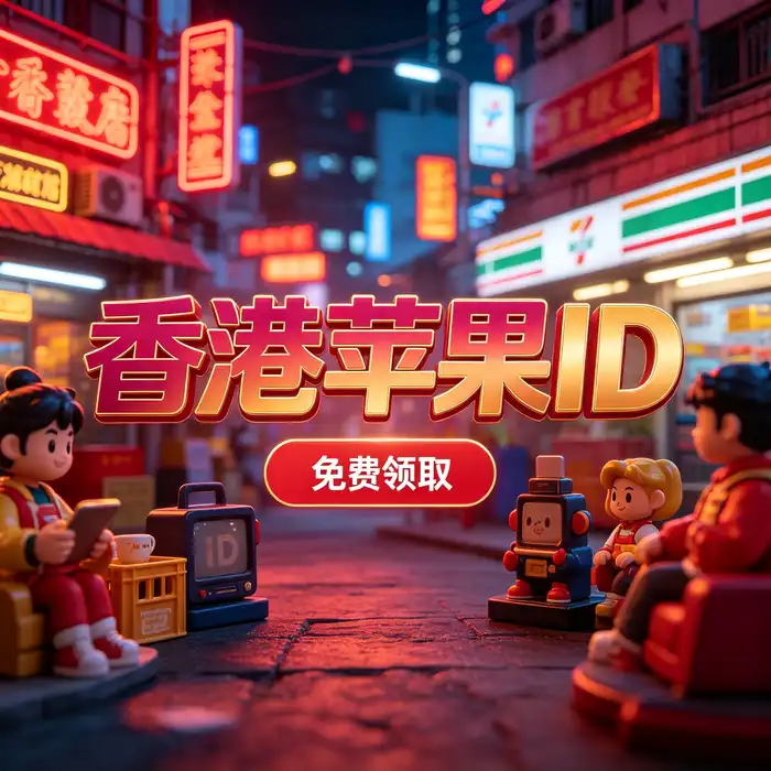 Apple ID地区选择主题视觉图，展示账户地区与应用商店选择概念